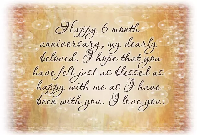 6 Month Anniversary Wishes For Husband 6 Month Anniversary Wishes For Husband
