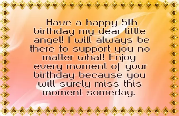 Niece 5Th Birthday Wishes