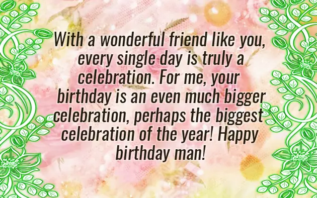 Birthday Greetings For A Guy