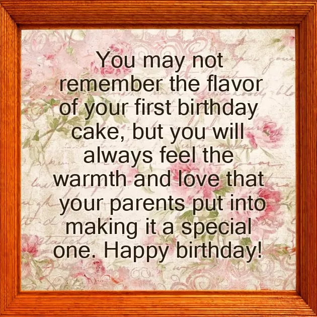 Birthday Wishes For One Year Old Son