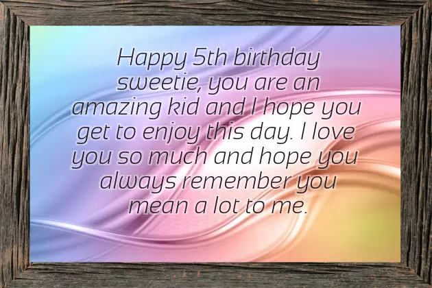 Son 5Th Birthday Quotes