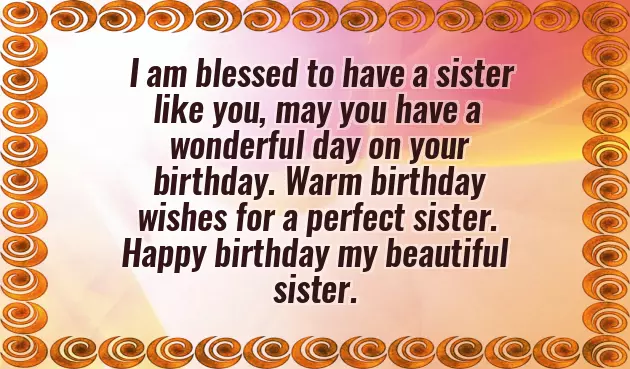 Bday Msg For Sister Bday Msg For Sister