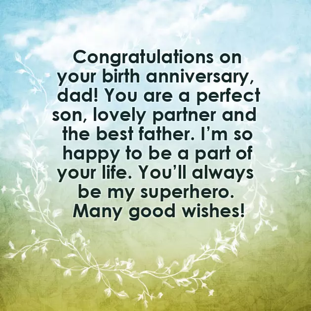 Birthday Greeting For Father Birthday Greeting For Father