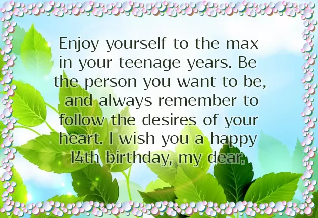 Birthday Wishes To 14 Year Old Boy Birthday Wishes To 14 Year Old Boy