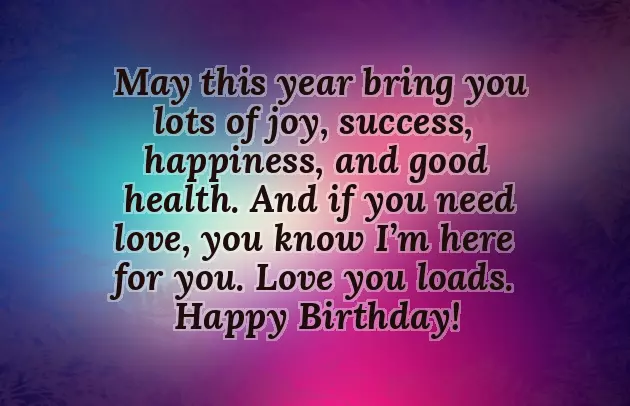 Birthday Wishes To My Lover Boy