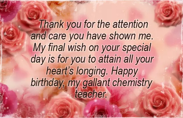 Funny Birthday Wishes For Chemistry Teacher Funny Birthday Wishes For Chemistry Teacher