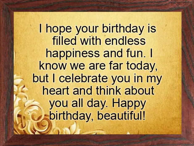 Birthday Sms To Girlfriend