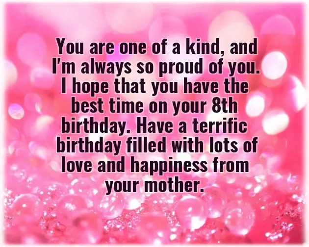 Birthday Wishes To 8 Years Old Girl Birthday Wishes To 8 Years Old Girl