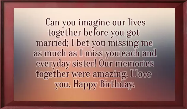 Brother Wishes To Sister