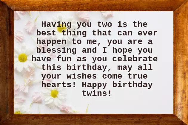 Wishes For Twin Baby Boy