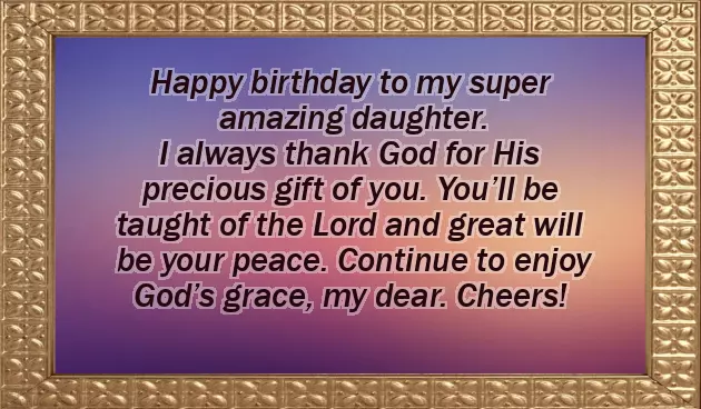 Happy Birthday Darling Daughter