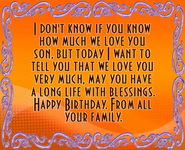 Birthday Greetings To A Dear Son Birthday Greetings To A Dear Son