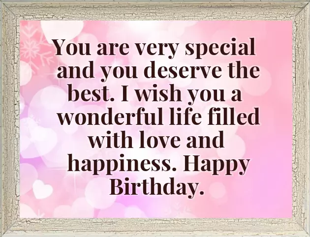 Happy Birthday I Wish You All The Best