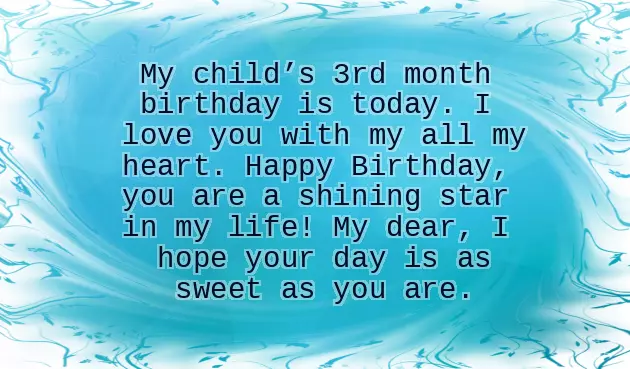 One Month Old Baby Greetings One Month Old Baby Greetings