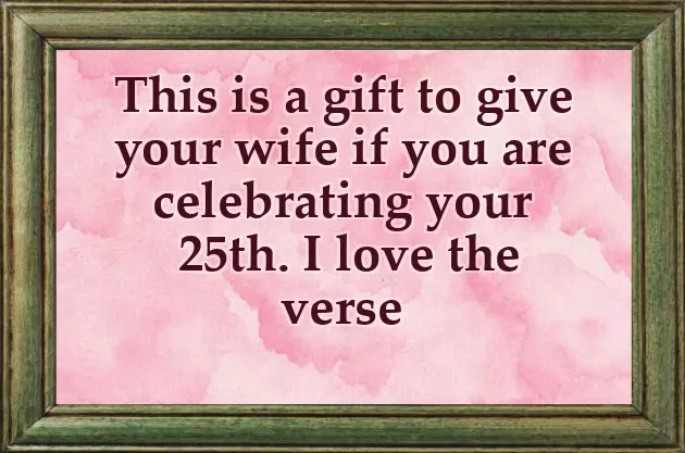 Gifts For 25Th Wedding Anniversary To A Couple