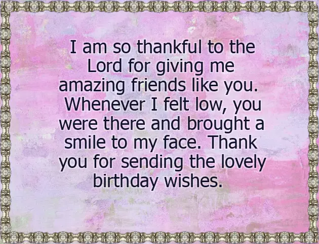 Thank You Letter For Greetings On My Birthday