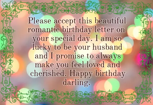 Happy Birthday Letter To Girlfriend