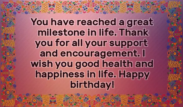 Birthday Wishes To 60 Year Old Man