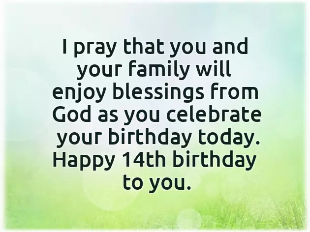 14Th Birthday Wishes For Daughter