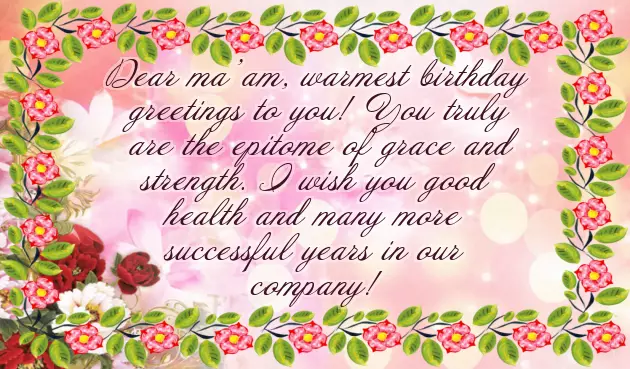 Happy Birthday Quotes For Female Boss Happy Birthday Quotes For Female Boss