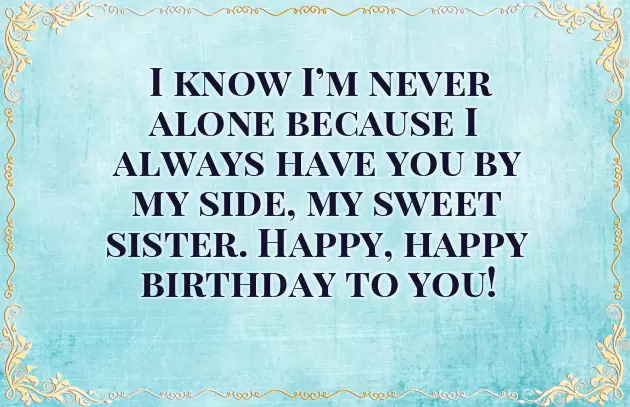 Birthday Wishes For Favourite Sister
