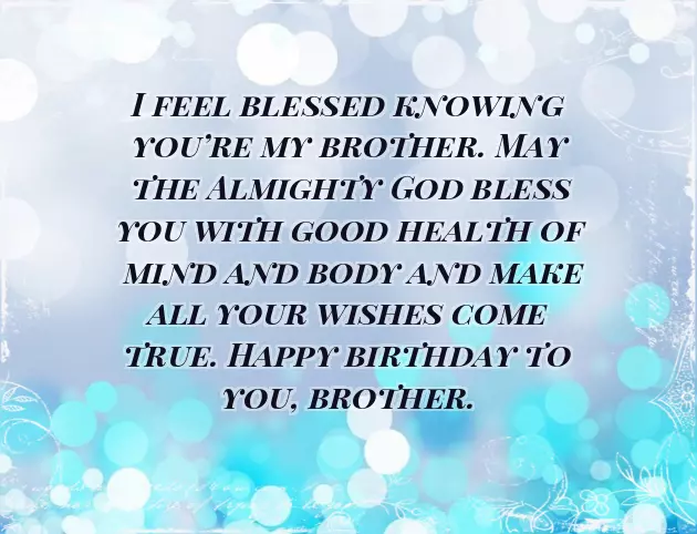 Happy Birthday Lovely Brother
