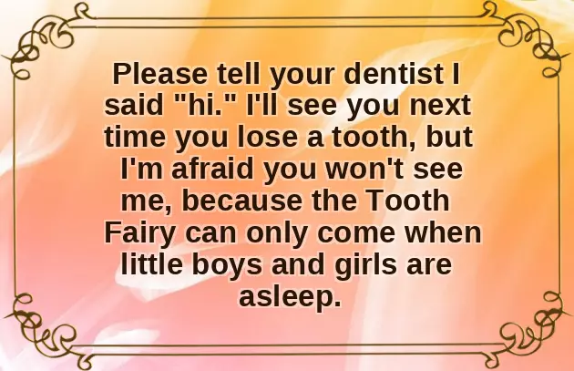 Congratulations On Losing Your First Tooth