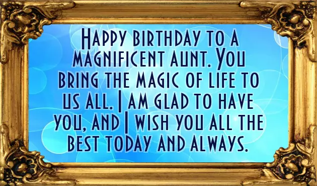 Happy Birthday Cool Aunt