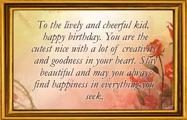 Birthday Wish For Little Niece