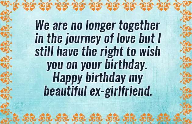 Ex Lover Birthday Quotes
