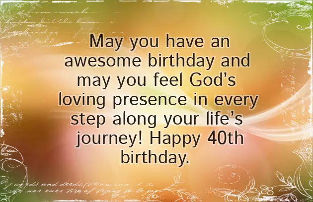 Happy Birthday 40 Years