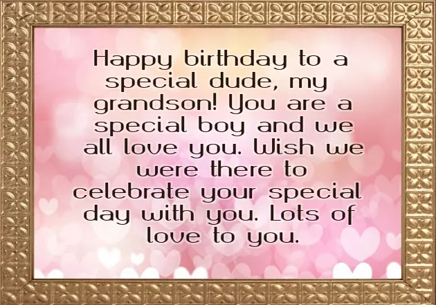 4 Year Old Grandson Birthday Wishes