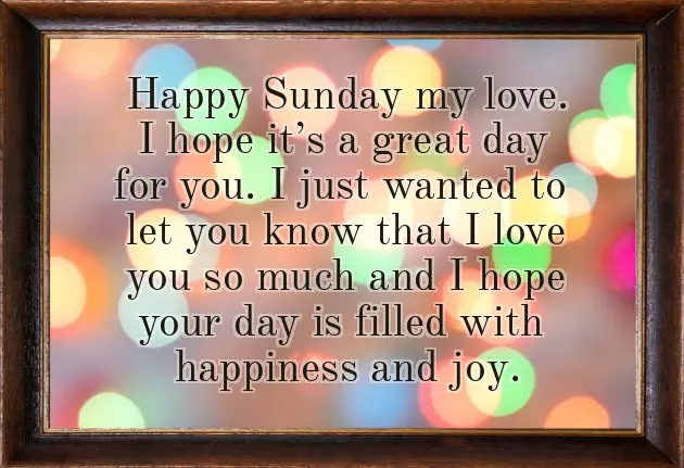 Happy Sunday Wishes To My Wife Happy Sunday Wishes To My Wife