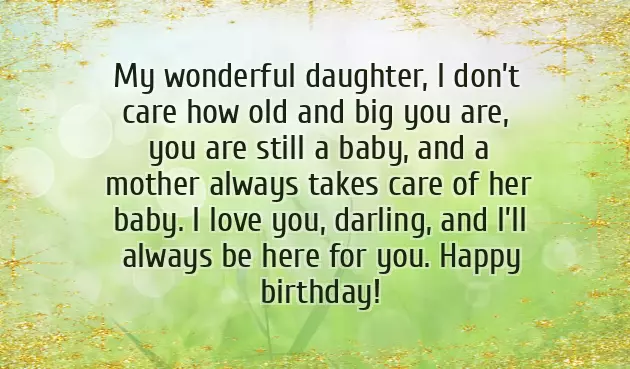 Happy Birthday Quotes To My Daughter