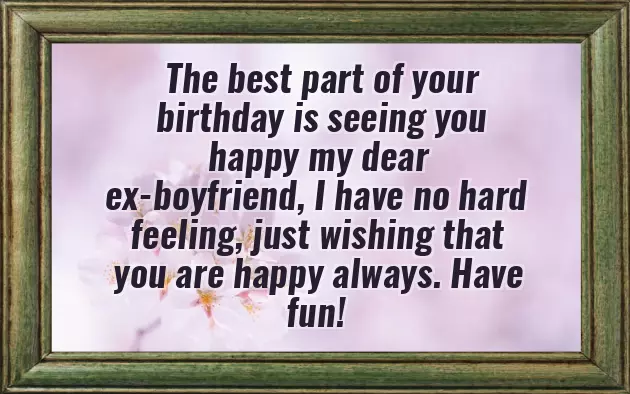 Birthday Wishes For My Ex Lover