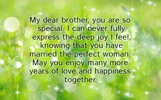 Wedding Anniversary Wishes To Brother And Bhabhi