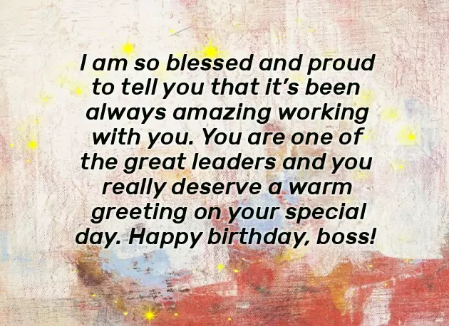 Happy Birthday Wishes For Boss