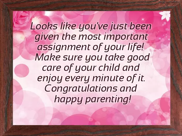 Best Wishes On Delivery Of Baby