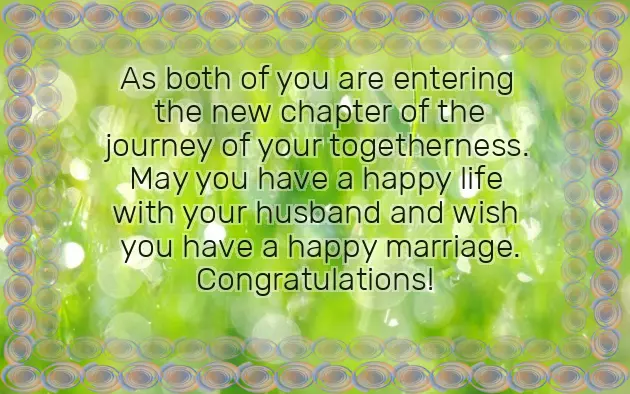 Congratulations New Couple