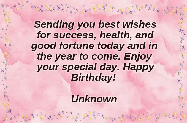 Birthday Message For A Generous Friend