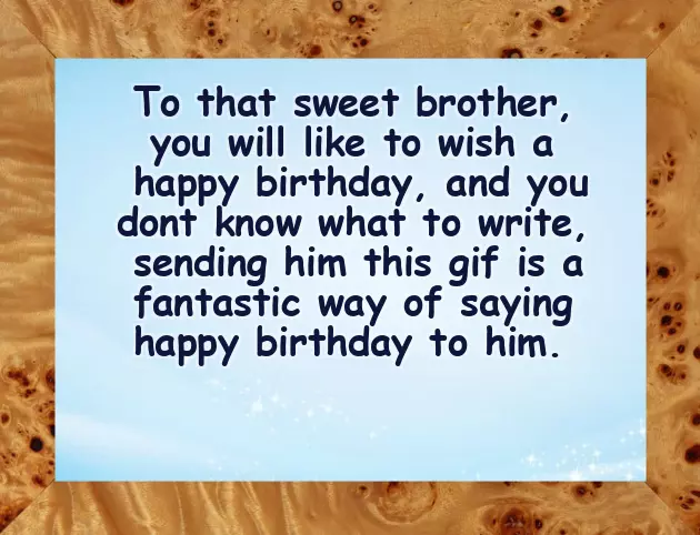 Happy Birthday Brother Gif Funny