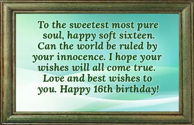 Birthday Wishes For 16 Year Old Boy
