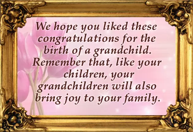 Congratulations On The Birth Of Grandson
