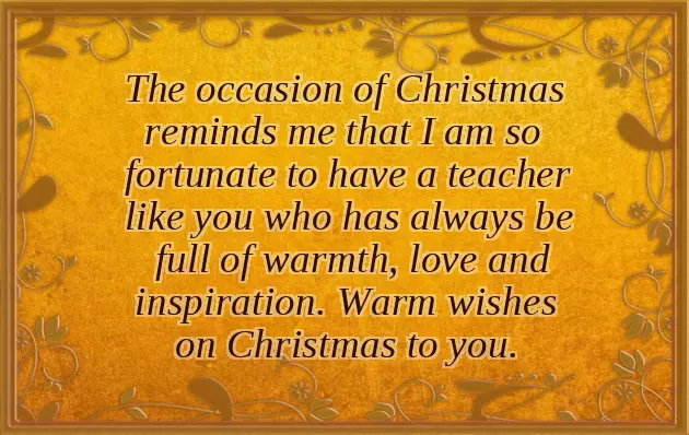 Christmas Message For Teachers Christmas Message For Teachers