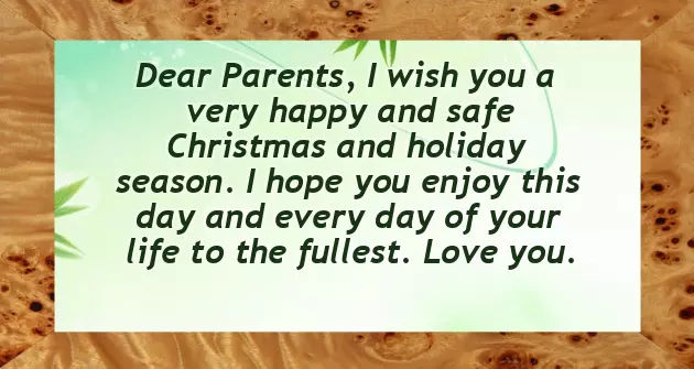 Christmas Message To Father In Law