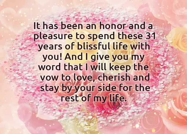 31St Wedding Anniversary 31St Wedding Anniversary