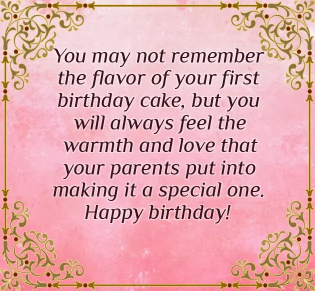 1St Birthday Wish To My Son