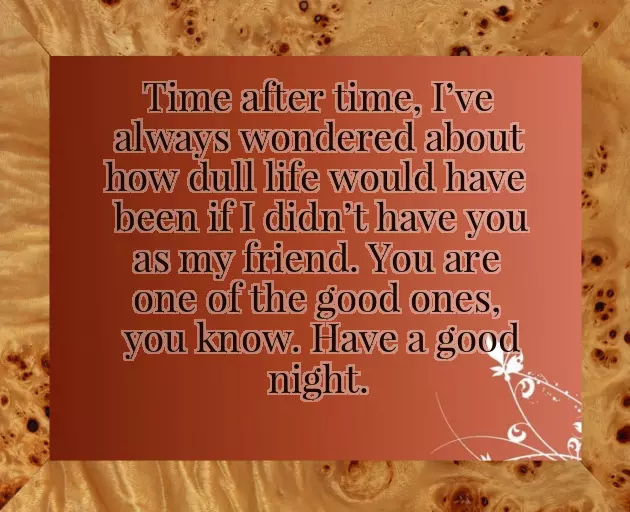 Good Night Wishes For A Friend