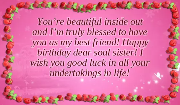 Birthday Wishes For Sister Quotes