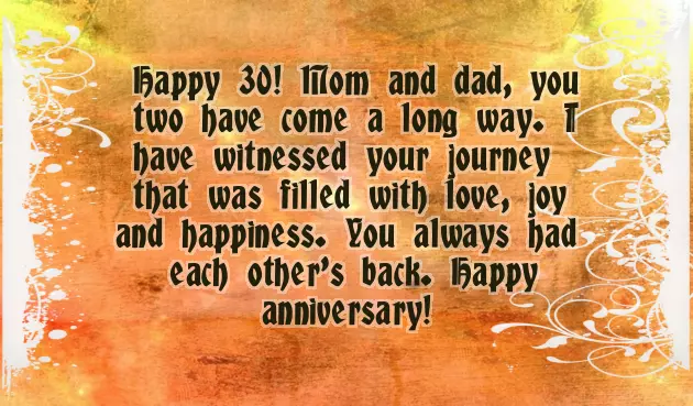 Wishing Marriage Anniversary To Parents Wishing Marriage Anniversary To Parents